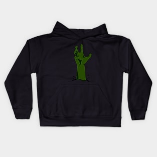 Hand Coming Out of The Ground Kids Hoodie